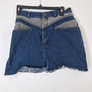 Vintage Gitana Cut Off Shorts blue Gray size 14